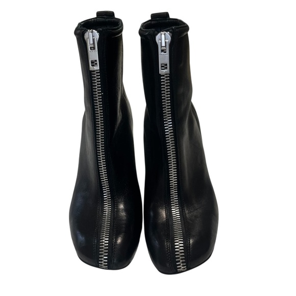 Rag and Bone Black Leather Ellis Zip Boots In Black Size EU 36 - Picture 5 of 12